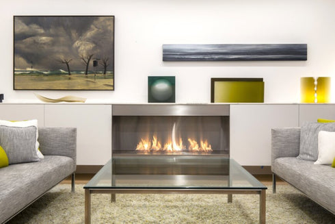 Ecosmart Fire XL1200 Ethanol Burner - Black Finish - ESF.B.XL12.WTT.BL